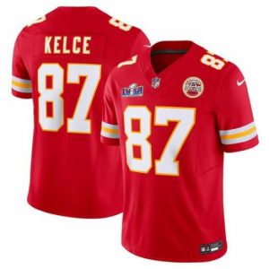 Exceptional Kansas City Chiefs 87 Travis Kelce Red 2023 F.U.S.E Vapor Untouchable Limited Stitched 2024 Super Bowl Exceptional LVIII Jersey For the true fans! Secure this authentic jersey now.