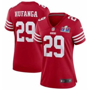 Exceptional San Francisco 49ers 29 Talanoa Hufanga Red 2023 F.U.S.E With John Madden Patch Vapor Limited Stitched Football 2024 Super Bowl LVIII Jersey Stylish Limited edition! Don't miss your chance to own this unique jersey.