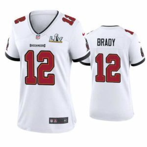 Exceptional Tom Brady Buccaneers White Enchanting Super Bowl Lv Game Jersey Experience luxury! Order this high - end jersey.