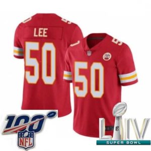 Exquisite Distinguished 2020 Super Bowl LIV Kansas City Chiefs #50 Darron Lee Red Team Color Vapor Untouchable Limited Player Football Jersey Perfect fit! Order this comfortable jersey.