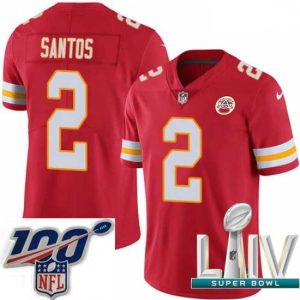 Exquisite 2020 Super Bowl LIV Nike Kansas City Chiefs #2 Cairo Santos Red Team Color Vapor Untouchable Limited Player Delightful NFL Jersey Retailers