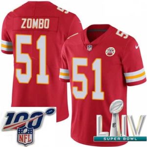 Exquisite 2020 Super Bowl LIV Nike Kansas City Chiefs #51 Frank Zombo Red Team Color Vapor Untouchable Limited Player Classy NFL Jersey Limited stock! Be quick and grab this must - have jersey to support your team.