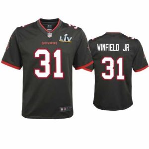 Exquisite Antoine Winfield Jr. Buccaneers Pewter Super Bowl Phenomenal Lv Game Jersey Customizable! Personalize this great jersey.