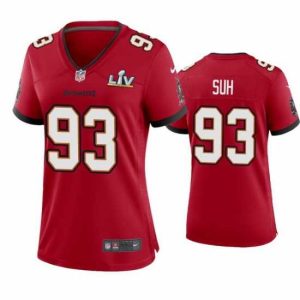 Exquisite Ndamukong Suh Buccaneers Delightful Red Super Bowl Lv Game Jersey Sports enthusiasts