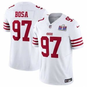 Exquisite San Francisco 49ers 97 Nick Bosa White 2023 F.U.S.E Vapor Untouchable Limited Stitched Exceptional Football 2024 Super Bowl LVIII Jersey For a short time only! Don't miss out on this fantastic jersey.