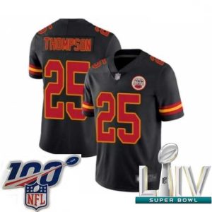 First rate 2020 Super Bowl LIV Kansas City Chiefs #25 Darwin Superior Thompson Limited Black Rush Vapor Untouchable Football Jersey Time - sensitive! Order now before the deal expires.