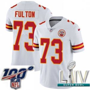 First rate 2020 Super Bowl LIV Nike Kansas City Chiefs #73 Zach Fulton White Remarkable Vapor Untouchable Limited Player NFL Jersey Act fast! Only a handful left. Secure this amazing jersey now.
