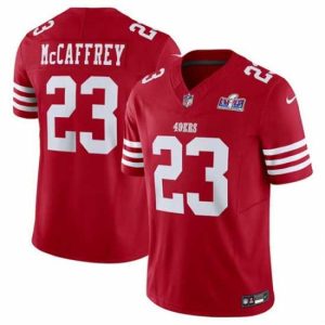 First rate San Francisco 49ers 23 Christian McCaffrey Red 2023 F.U.S.E Vapor Untouchable Limited Stitched Football 2024 Super Bowl LVIII Delightful Jersey Flash sale! Snag this great jersey at a discounted price.