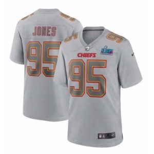 First rate Toddler Kansas City Chiefs 95 Chris Jones Grey Super Bowl LVII Patch Atmosphere Fashion Stitched Refined Game Jersey Hurry! Exclusive offer. Get your hands on this outstanding jersey right away.