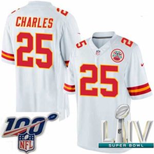 Gorgeous 2020 Super Bowl LIV Nike Kansas City Chiefs #25 Jamaal Charles White Vapor Untouchable Magnificent Limited Player NFL Jersey Perfect fit! Order this comfortable jersey.
