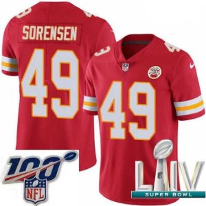Gorgeous 2020 Super Bowl LIV Nike Kansas City Chiefs Premium - grade #49 Daniel Sorensen Red Team Color Vapor Untouchable Limited Player NFL Jersey Enhance your game - day look! Get this fashionable jersey.