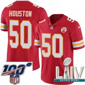 Gorgeous 2020 Super Alluring Bowl LIV Nike Kansas City Chiefs #50 Justin Houston Red Team Color Vapor Untouchable Limited Player NFL Jersey Customizable! Personalize this great jersey.