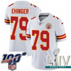 Gorgeous 2020 Super Bowl LIV Nike Kansas City Chiefs #79 Parker Ehinger White Vapor Untouchable Limited Player NFL Jersey Gorgeous Team spirit! Show it off with this awesome jersey.