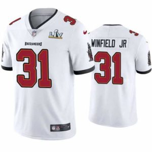 Gorgeous Antoine Winfield Jr. Notable Buccaneers White Super Bowl Lv Vapor Limited Jersey Exclusive design! Own a jersey like no other.