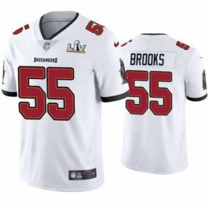 Gorgeous Derrick Brooks Buccaneers White Super Bowl Superb Lv Vapor Limited Jersey High - demand item! Order this sought - after jersey immediately.