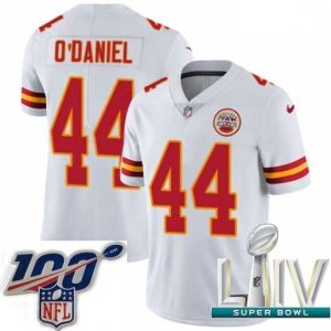 Magnificent Outstanding 2020 Super Bowl LIV Nike Kansas City Chiefs #44 Dorian O'Daniel White Vapor Untouchable Limited Player NFL Jersey Sports fans