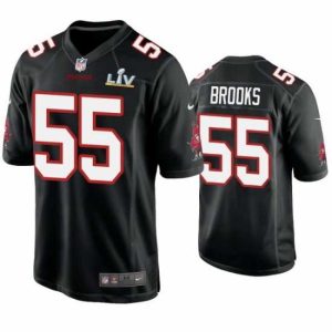 Magnificent Derrick Brooks Buccaneers Black Super Bowl Lv Unique Game Fashion Jersey Authentic look! Wear this genuine jersey.