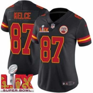 Magnificent Kansas Magnificent City Chiefs Travis Kelce #87 Black 2024 2025 Super Bowl LIX F.U.S.E Stitched Jersey Upgrade your fan gear! Order this premium jersey today.