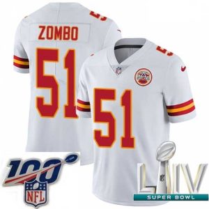 Outstanding 2020 Super Bowl LIV Nike Kansas City Chiefs Captivating #51 Frank Zombo White Vapor Untouchable Limited Player NFL Jersey Designed for performance! Get this functional jersey.