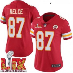 Outstanding Kansas City Unique Chiefs Travis Kelce #87 Red 2024 2025 Super Bowl LIX F.U.S.E Stitched Jersey Sports enthusiasts