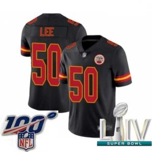 Premium 2020 Super Bowl LIV Captivating Kansas City Chiefs #50 Darron Lee Limited Black Rush Vapor Untouchable Football Jersey For a short time only! Don't miss out on this fantastic jersey.