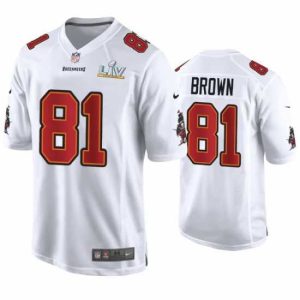 Premium Antonio Brown Buccaneers White Super Bowl Lv Game Captivating Fashion Jersey Exclusive design! Own a jersey like no other.