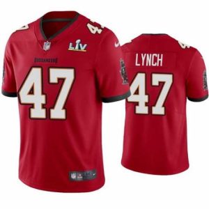 Premium John Lynch Buccaneers Red Super Bowl Lv Vapor Limited Captivating Jersey Limited stock! Be quick and grab this must - have jersey to support your team.