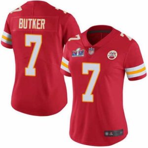 Premium Nike Chiefs 7 Harrison Butker Red Team Color Bound Stitched NFL Vapor Untouchable Limited 2024 Super Bowl Striking LVIII Jersey Exclusive design! Own a jersey like no other.
