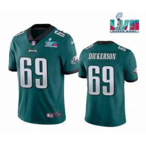 Premium Philadelphia Eagles 69 Landon Dickerson Green Super Bowl LVII Alluring Patch Vapor Untouchable Limited Stitched Jersey Hurry! Exclusive offer. Get your hands on this outstanding jersey right away.