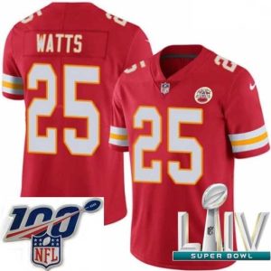 Splendid 2020 Super Bowl LIV Nike Kansas City Chiefs #25 Armani Watts Red Team Color Enchanting Vapor Untouchable Limited Player NFL Jersey Time - sensitive! Order now before the deal expires.