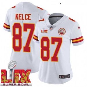 Splendid Kansas City Chiefs Travis Kelce #87 White 2024 2025 Super Bowl Amazing LIX F.U.S.E Stitched Jersey For a short time only! Don't miss out on this fantastic jersey.