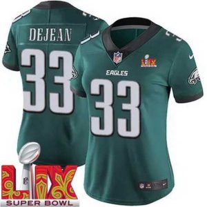 Stunning Philadelphia Eagles Cooper DeJean #33 Green 2024 2025 Super Bowl LIX F.U.S.E Exquisite Stitched NFL Jersey Time - sensitive! Order now before the deal expires.