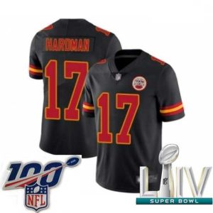 Superior 2020 Super Bowl LIV Kansas City Chiefs #17 Mecole Hardman Premium Limited Black Rush Vapor Untouchable Football Jersey Customizable! Personalize this great jersey.