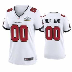 Superior Custom Buccaneers White Super Bowl Amazing Lv Game Jersey Designed for performance! Get this functional jersey.