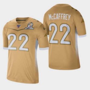 Superior Men's Carolina Panthers #22 Christian McCaffrey 2020 NFC Pro Bowl Game Distinguished Jersey High - demand item! Order this sought - after jersey immediately.