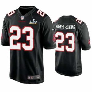 Superior Sean Murphy Bunting Buccaneers Top - notch Black Super Bowl Lv Game Fashion Jersey Proven quality! Invest in this reliable jersey.
